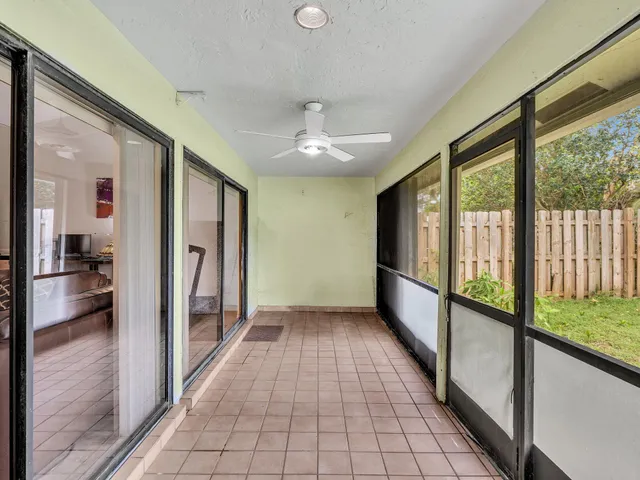 a view of hallway with stairs