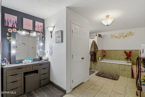 a room with furniture and windows