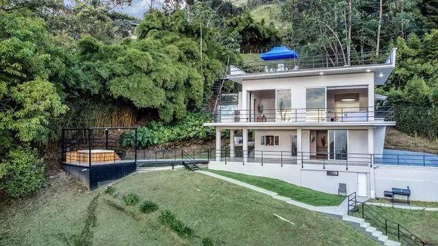 a view of a house with patio