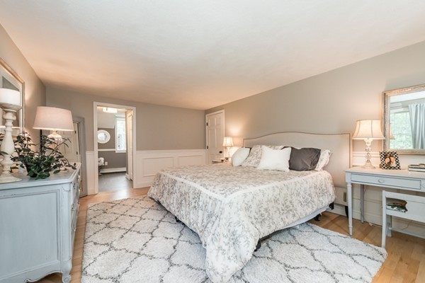 3 Glendale Road Boxford, MA 01921 - Photo 21 of 30 a bedroom with a large bed and a view of bathroom
