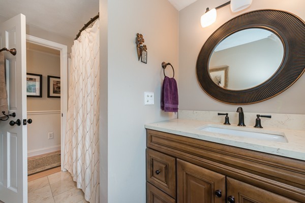 3 Glendale Road Boxford, MA 01921 - Photo 27 of 30 a bathroom with a sink and a mirror