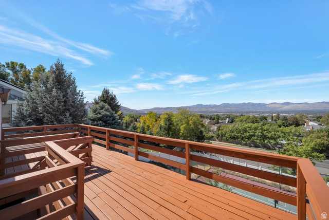 11922 Bluff View Drive Sandy, UT 84092 - Photo 30 of 30 Deck with a mountain view