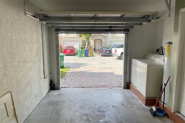 a view of a door of the house