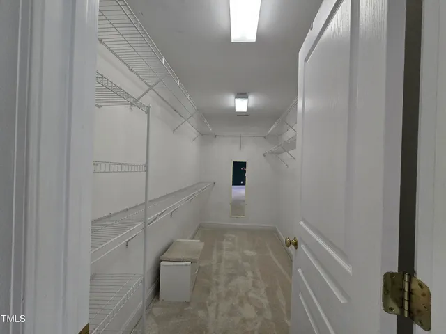 a view of walk in closet