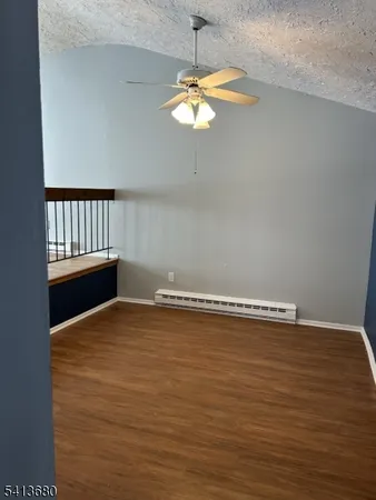 a view of a room with an empty space