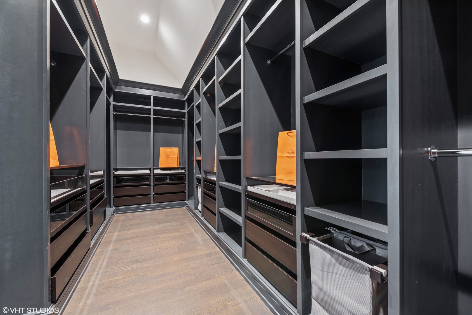 885 Private Road Winnetka, IL 60093 - Photo 17 of 35 a view of walk in closet with clothes and shoes