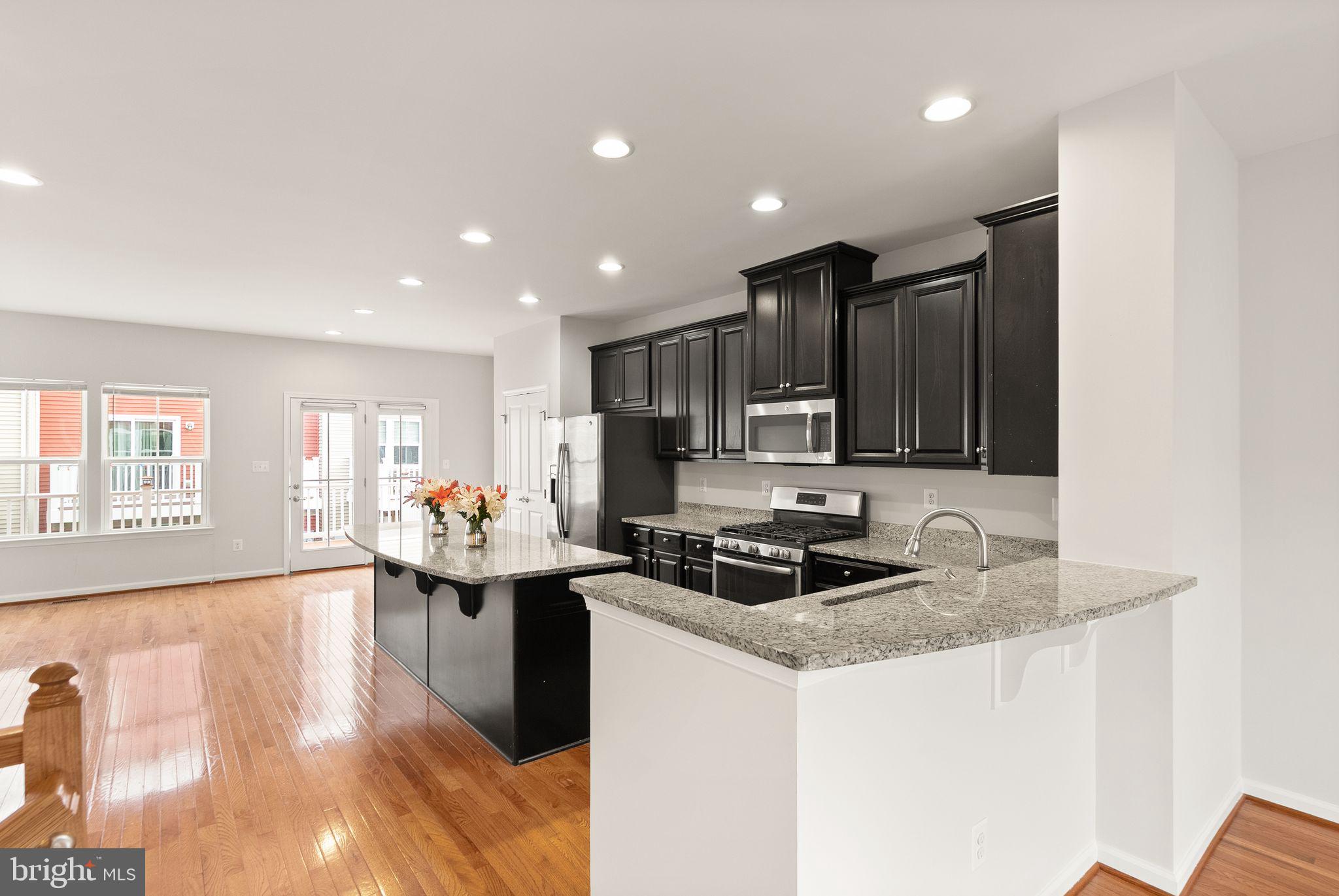 41688 McMonagle Square Aldie, VA 20105 - Photo 19 of 59 a kitchen with a sink stove and cabinets