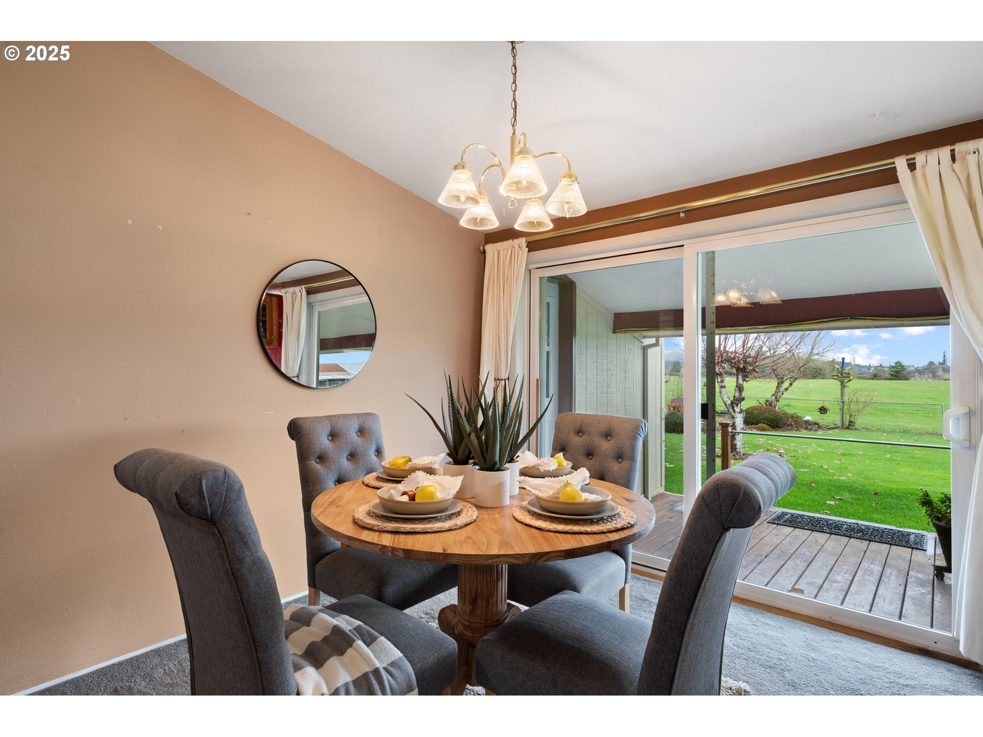 1720 Southwest Stringtown Road Forest Grove, OR 97116 - Photo 15 of 39 a view of a dining room with furniture window and outside view