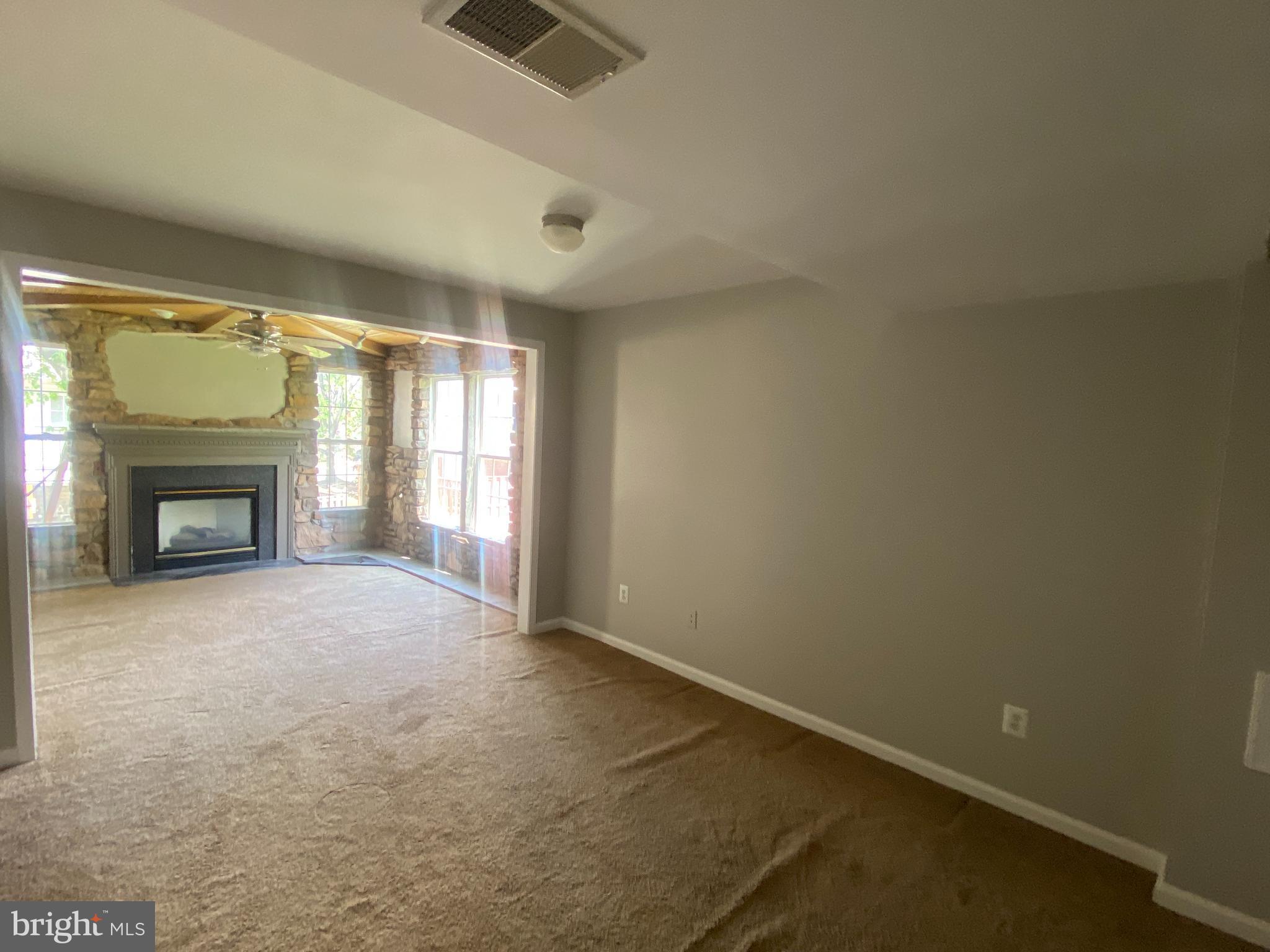 19958 Fieldgrass Square Ashburn, VA 20147 - Photo 14 of 14 an empty room with windows and fireplace
