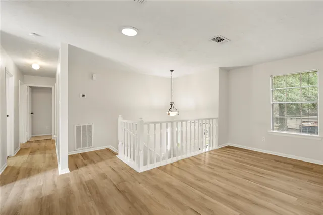 a view of livingroom with hardwood floor
