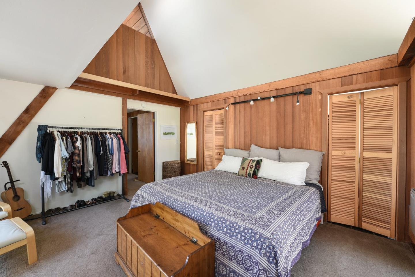 87 Upenuf Road Woodside, CA 94062 - Photo 25 of 42 a bedroom with a bed and a window