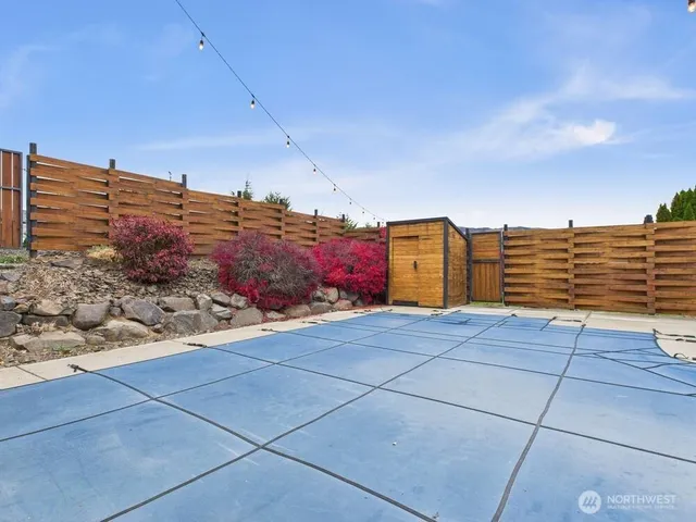 a view of outdoor space and deck
