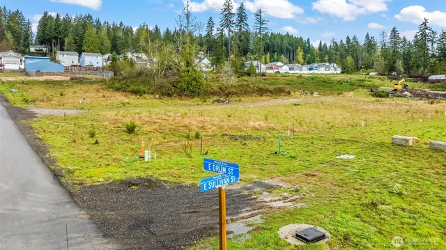 a sign board with ocean view