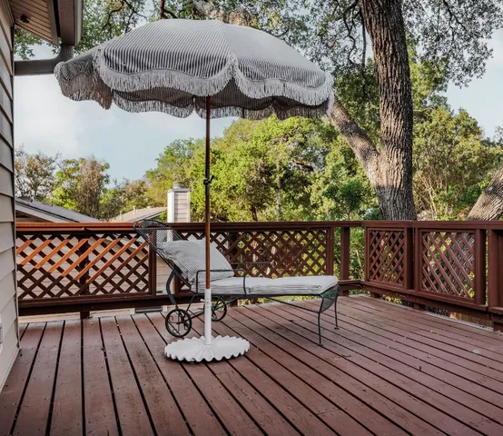 a view of outdoor space with seating space