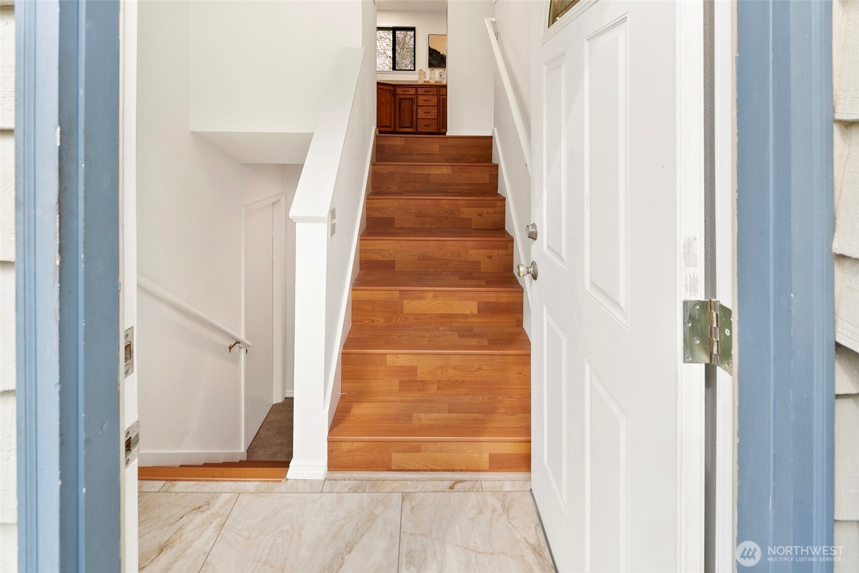 17612 Valley Cir Drive Bothell, WA 98012 - Photo 14 of 26 a view of entryway and hall with wooden floor