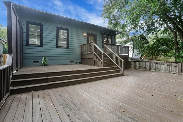 a view of wooden floor in a house