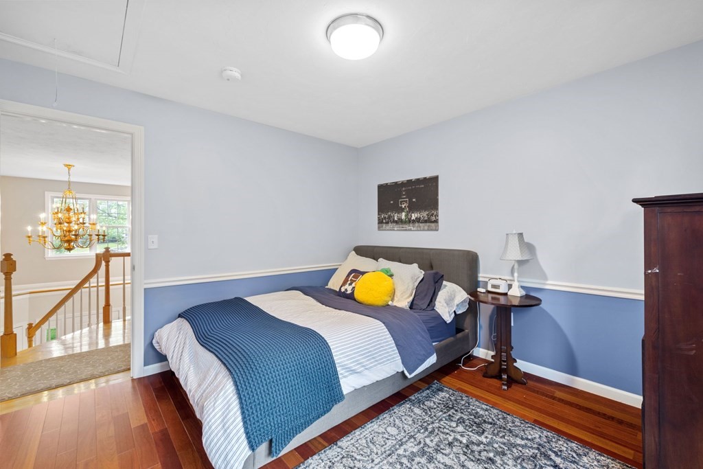 17 Amherst Road Shrewsbury, MA 01545 - Photo 24 of 42 a bedroom with a bed and wooden floor