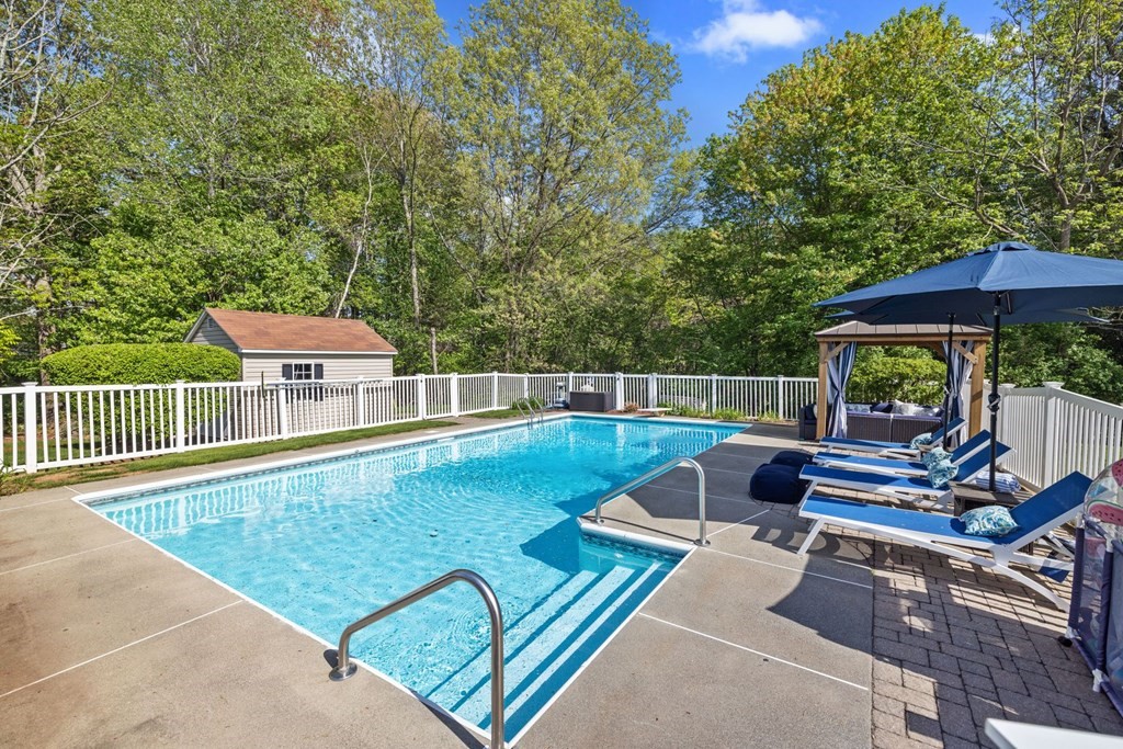 17 Amherst Road Shrewsbury, MA 01545 - Photo 36 of 42 swimming pool view with a seating space