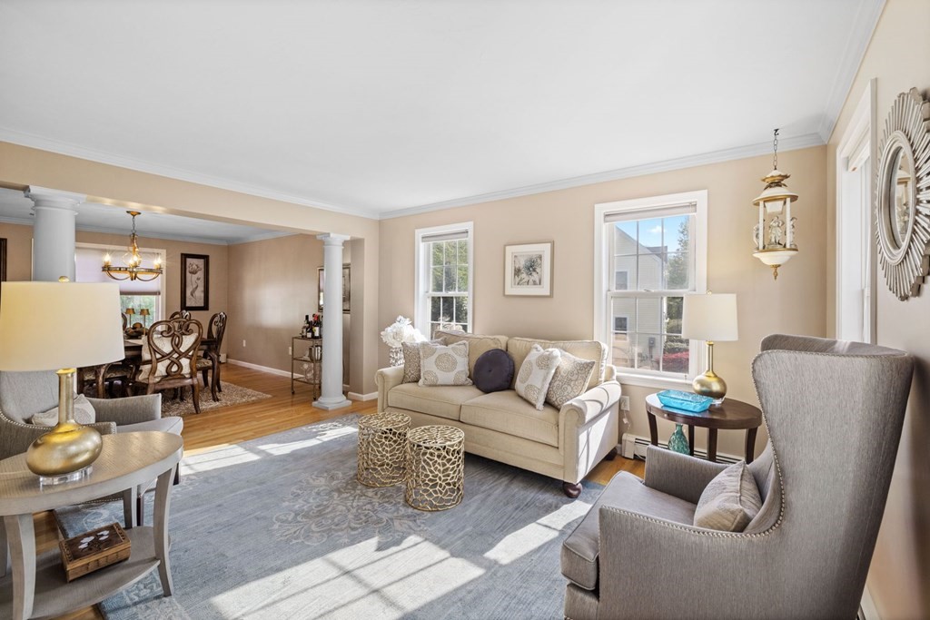17 Amherst Road Shrewsbury, MA 01545 - Photo 6 of 42 a living room with furniture and a table