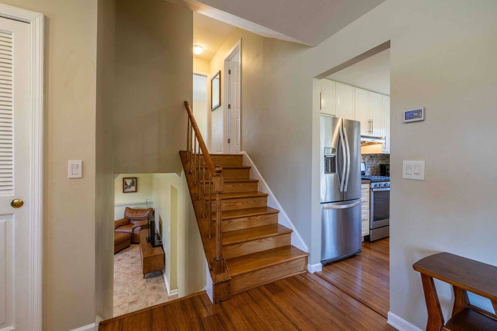 619 Scott Street Algonquin, IL 60102 - Photo 18 of 48 a view of entryway and hall with wooden floor