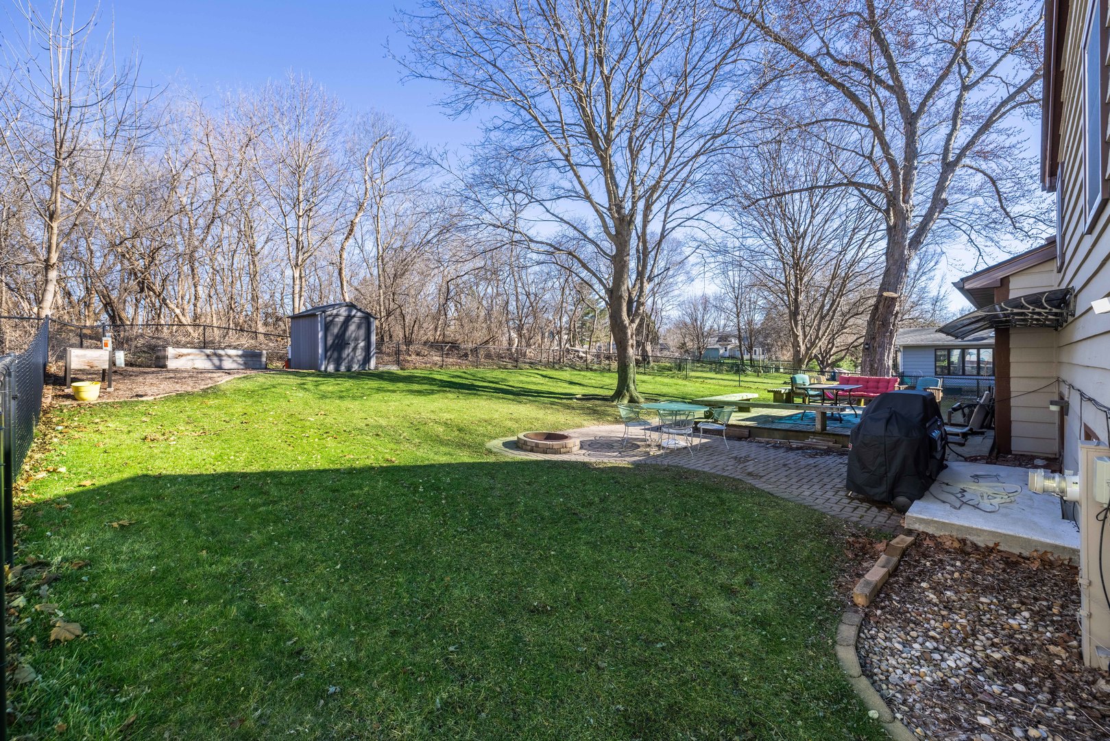 619 Scott Street Algonquin, IL 60102 - Photo 39 of 48 a view of a park with large trees