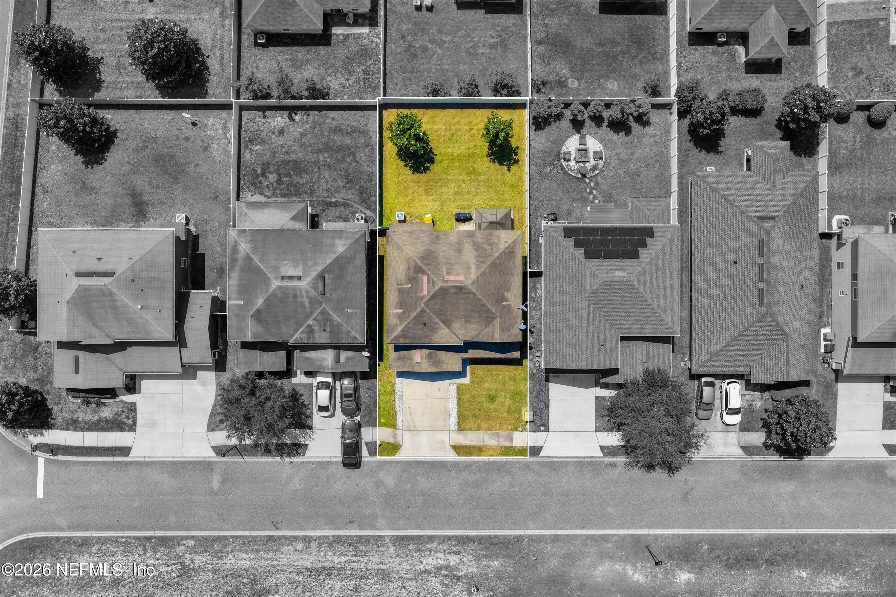 29 Auburn Oaks Road West Jacksonville, FL 32218 - Photo 30 of 38 an aerial view of residential houses with outdoor space and parking