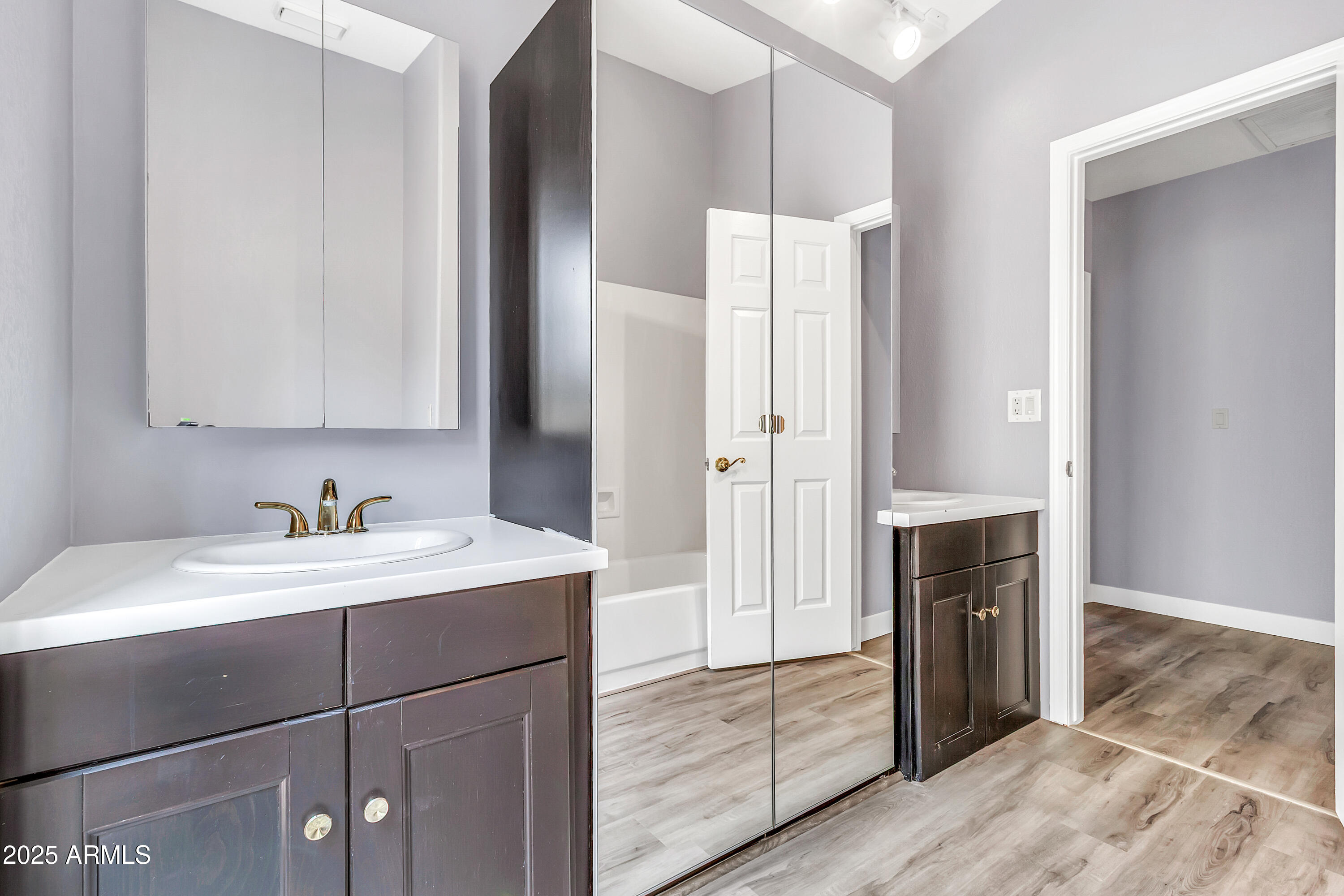 205 East Stacey Lane Tempe, AZ 85284 - Photo 24 of 63 a bathroom with a sink and a mirror
