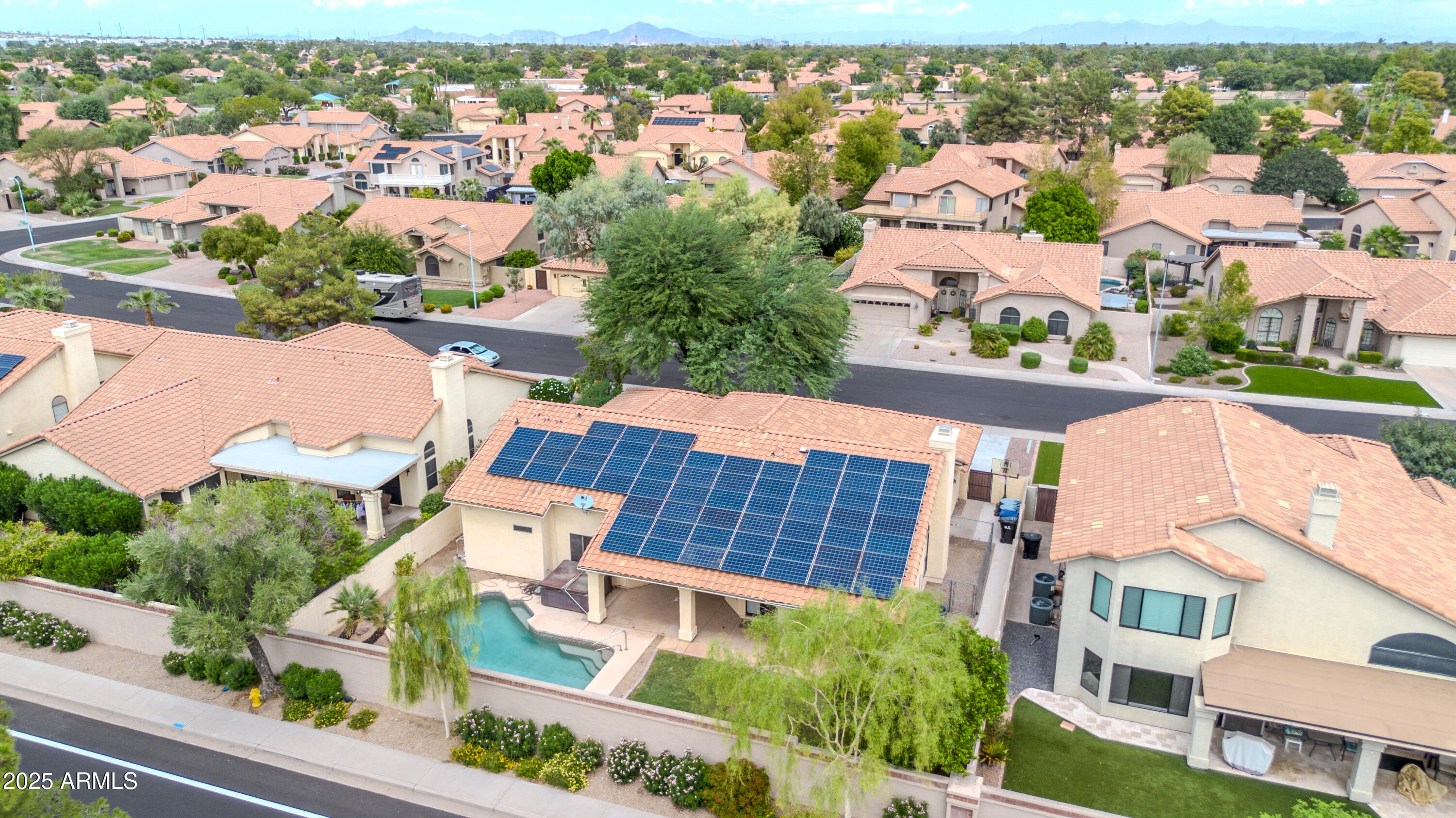 205 East Stacey Lane Tempe, AZ 85284 - Photo 53 of 63 an aerial view of residential houses with outdoor space