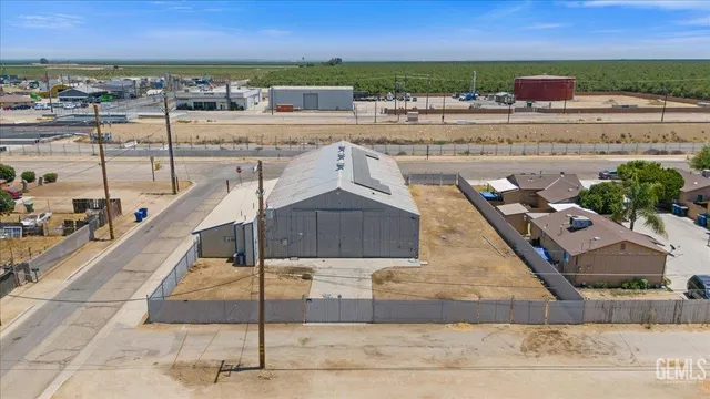 a backyard of a house