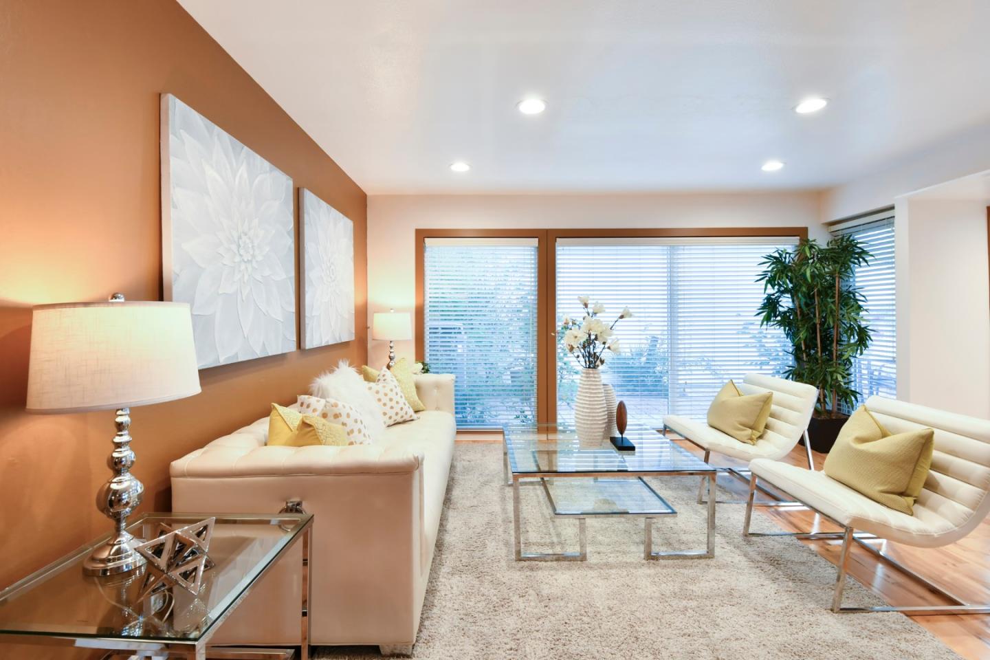 22059 McClellan Road Cupertino, CA 95014 - Photo 4 of 40 a living room with furniture and wooden floor