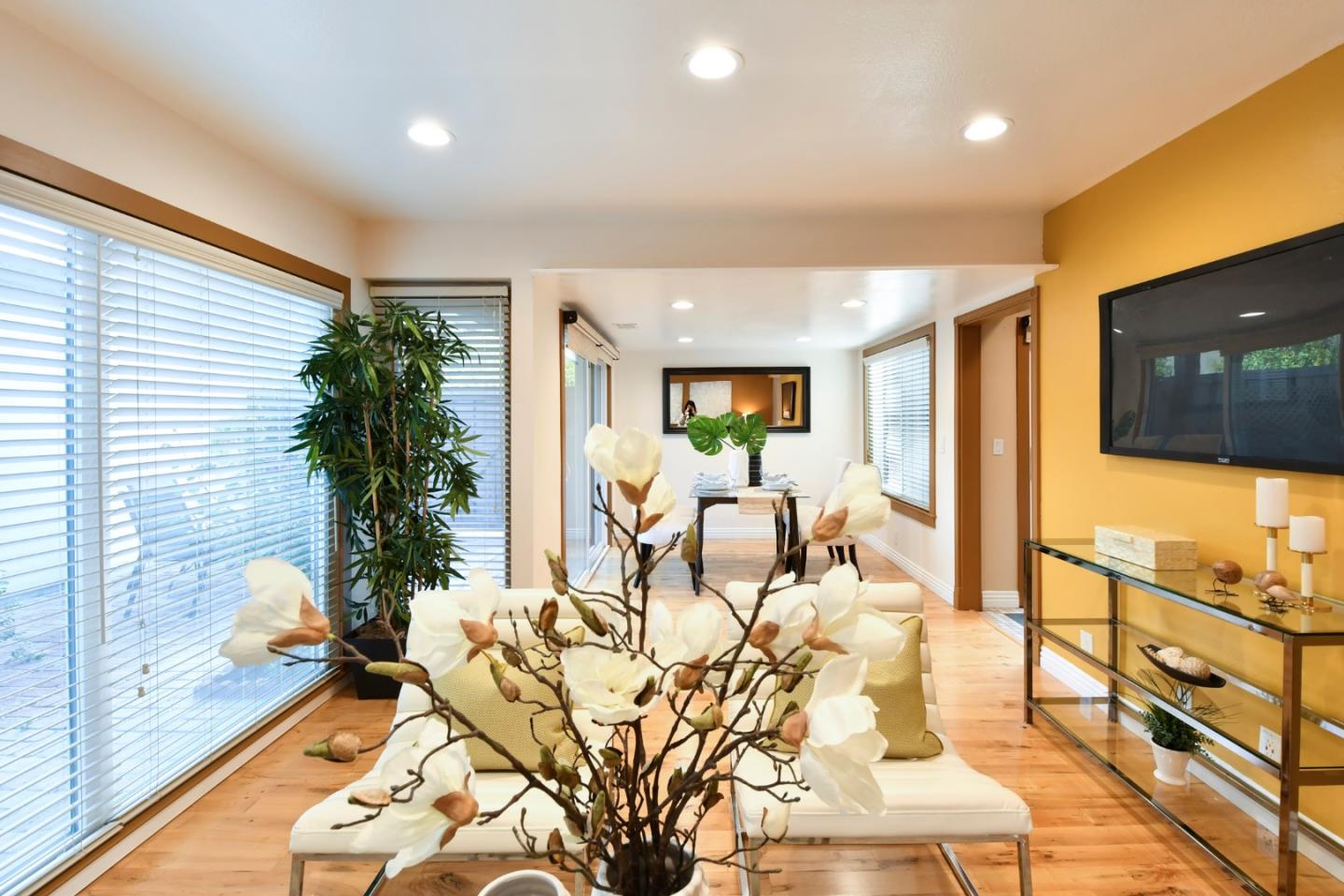 22059 McClellan Road Cupertino, CA 95014 - Photo 9 of 40 a view of a living room and dining room