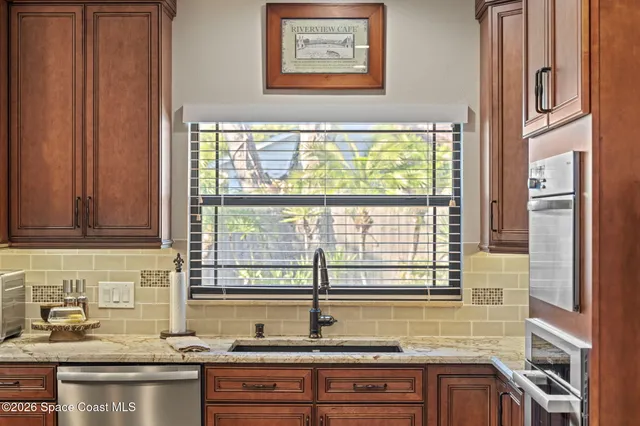 a view of a window in a kitchen