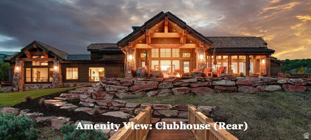 707 Chimney Rock Road, Unit 247 Heber City, UT 84032 - Photo 54 of 64 Rear view of house with a standing seam roof