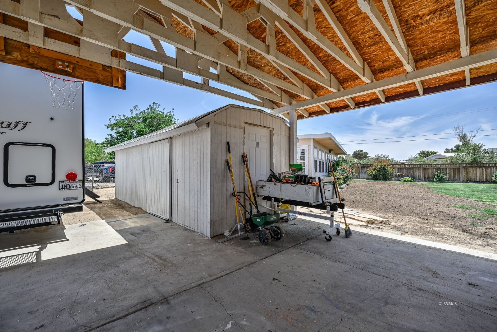 1407 North Indian Wells Street Ridgecrest, CA 93555 - Photo 43 of 50 a view of outdoor space with seating area