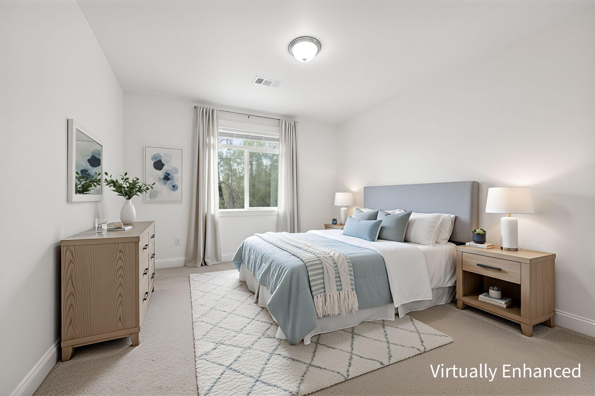 7590 Hopeful Place Shingletown, CA 96088 - Photo 15 of 31 a spacious bedroom with a bed and a couch