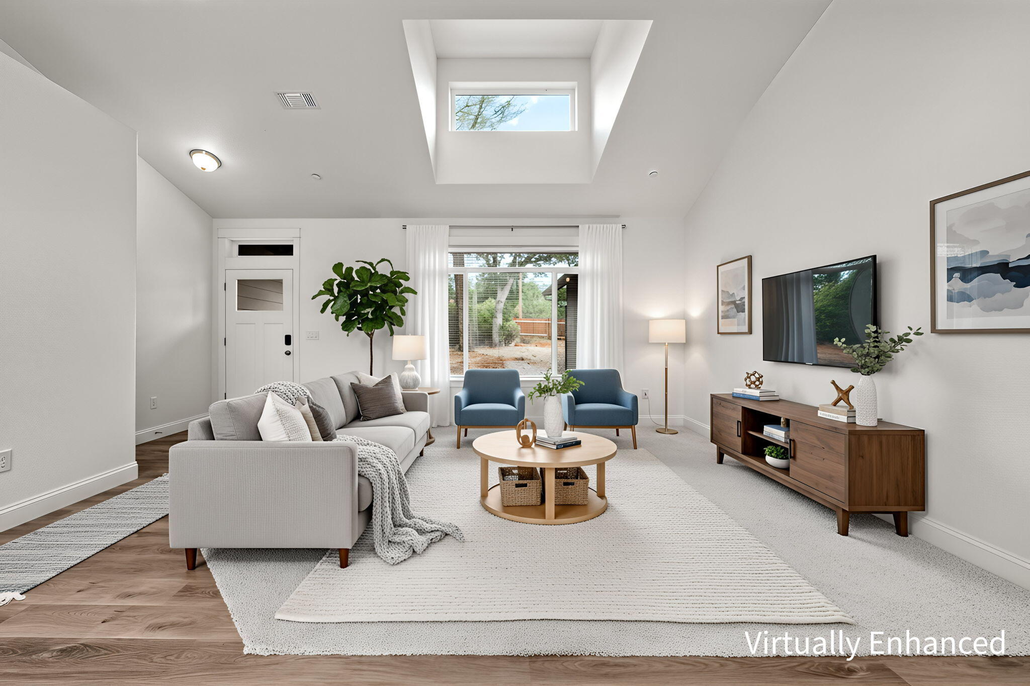 7590 Hopeful Place Shingletown, CA 96088 - Photo 3 of 31 a living room with furniture and a flat screen tv