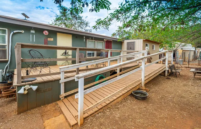 a car parked in front of a house