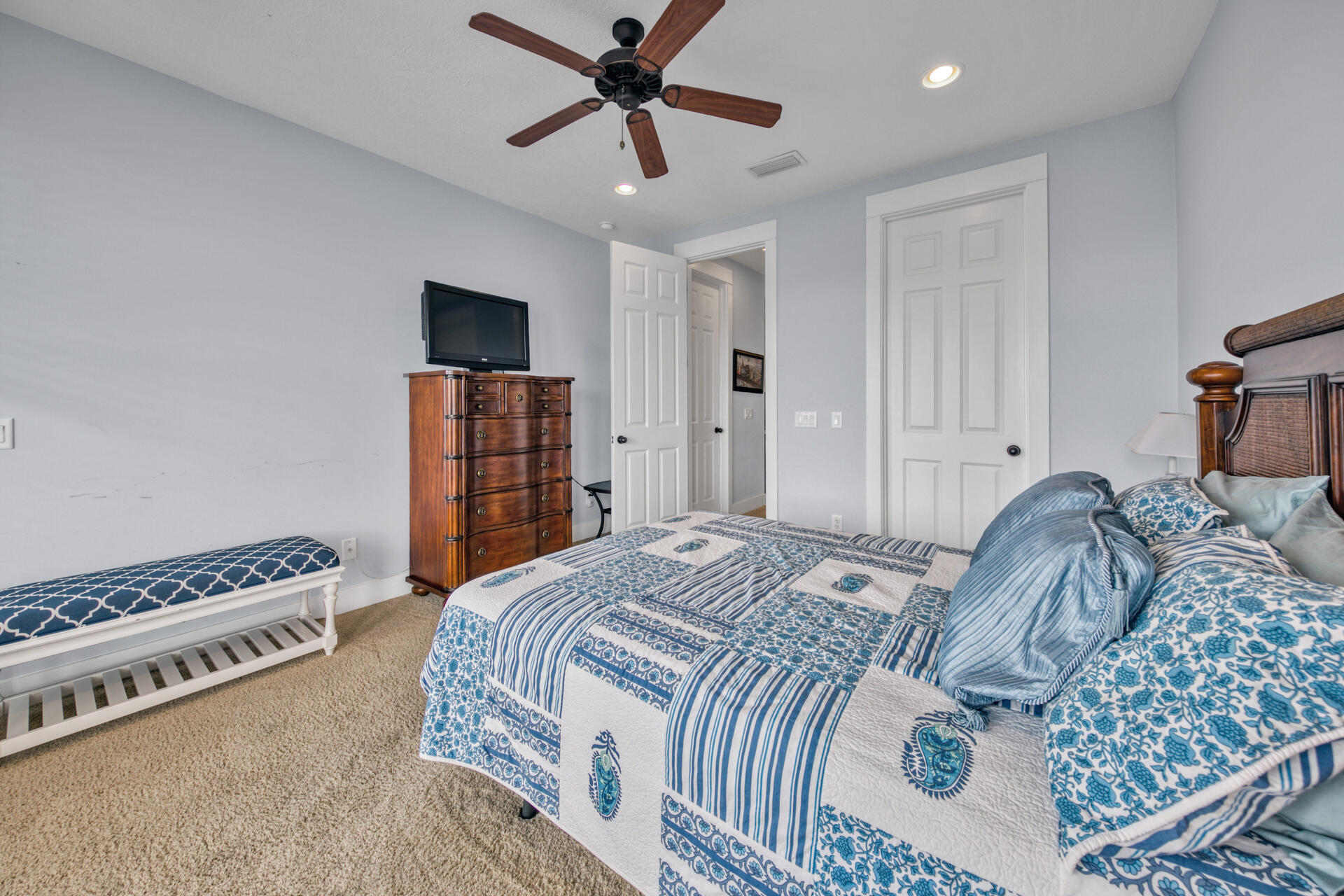 25 Pompano Place Inlet Beach, FL 32461 - Photo 45 of 76 a bedroom with bed and window