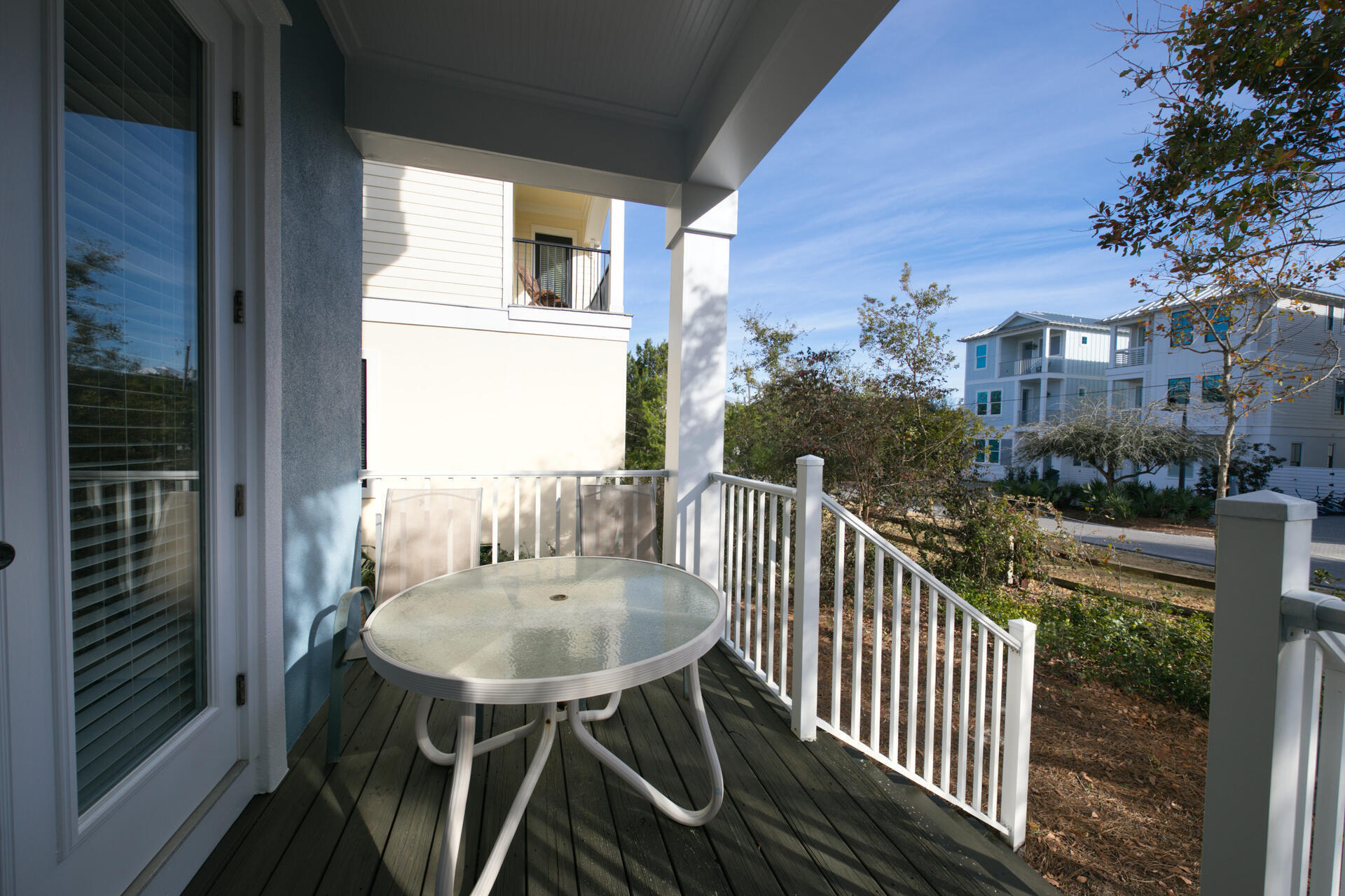 25 Pompano Place Inlet Beach, FL 32461 - Photo 52 of 76 a view of a balcony dining area