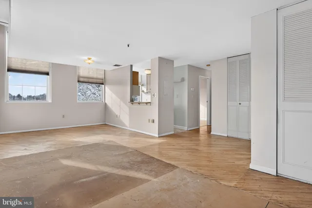 a view of an empty room