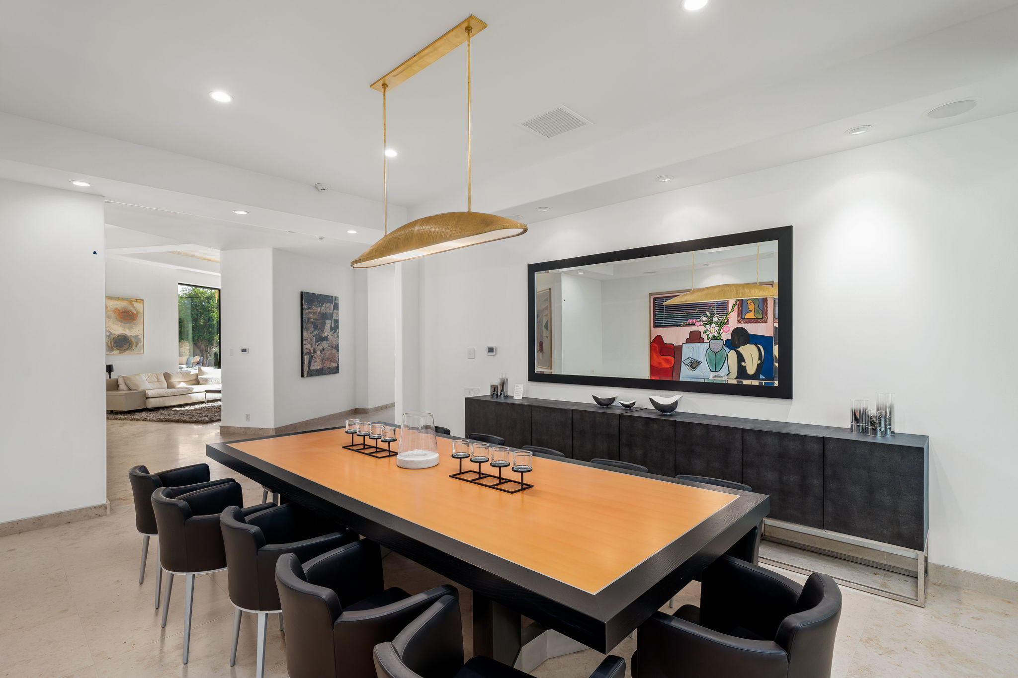 178 Netas Drive Palm Desert, CA 92260 - Photo 21 of 83 a view of a dining room with furniture and wooden floor