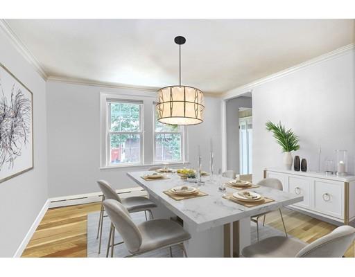 5 Grassmere Road Brookline, MA 02467 - Photo 3 of 12 a dining room with a table and chairs