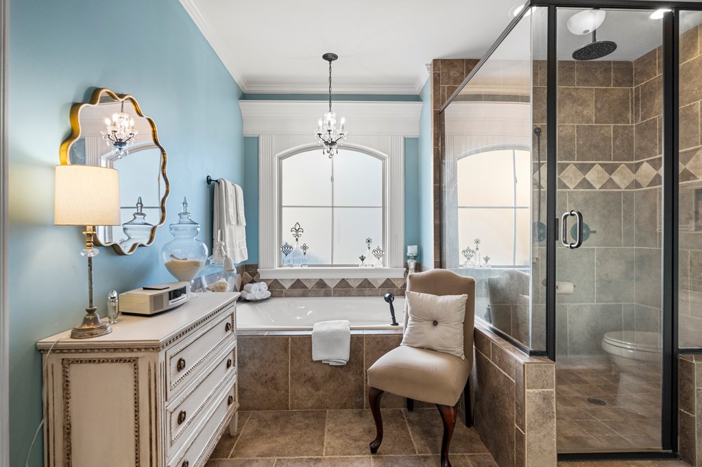 8014 Splendor Way Columbus, GA 31904 - Photo 18 of 58 a bathroom with a double vanity sink and a mirror
