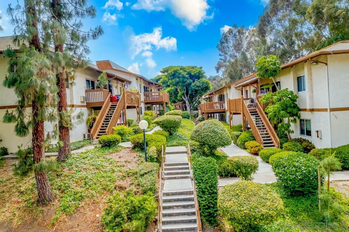 6386 Rancho Mission Road, Unit 305 San Diego, CA 92108 - Photo 28 of 28 a view of a garden with pathway