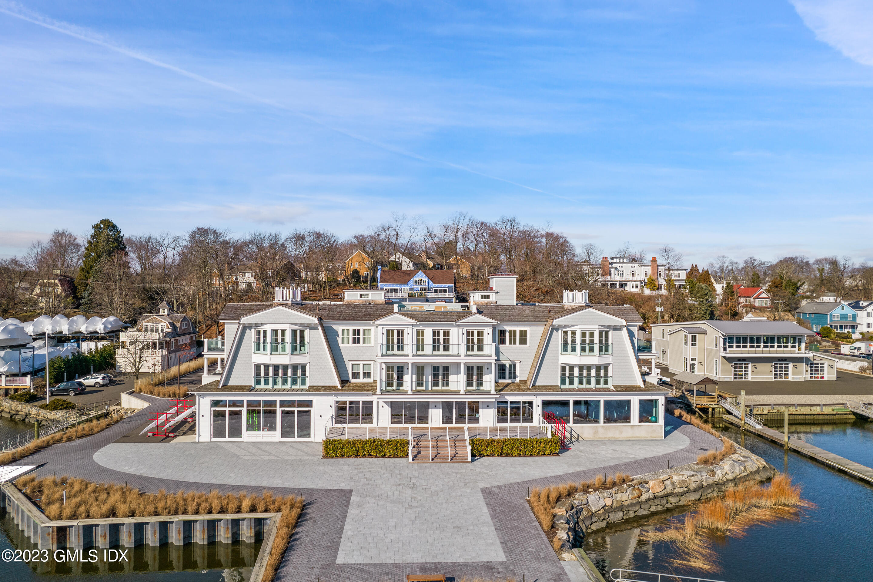 89 River Road, Unit 206 Cos Cob, CT 06807 - Photo 20 of 22 a view of a city with tall buildings