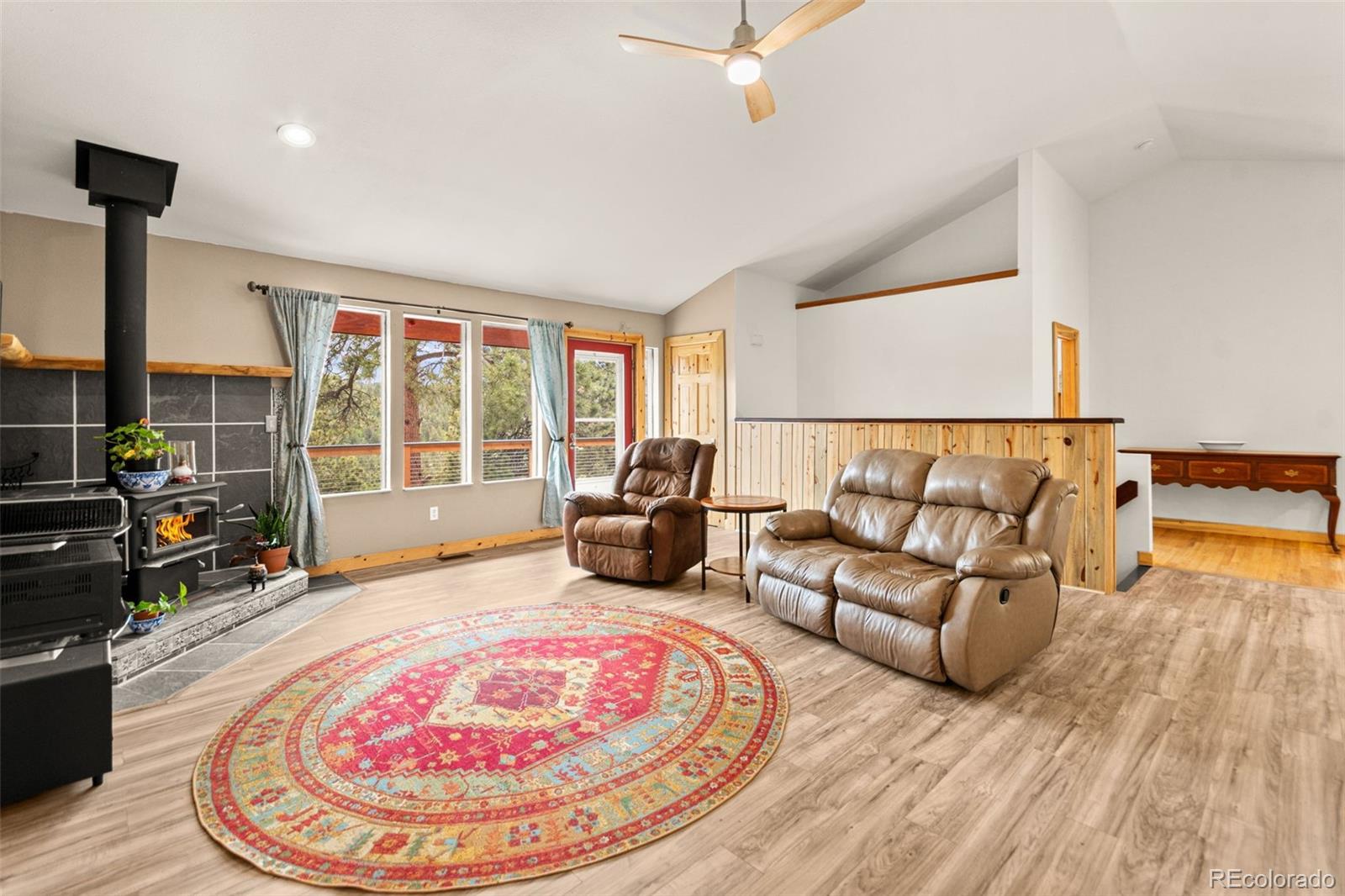 202 Badger Lane Bailey, CO 80421 - Photo 13 of 50 a living room with furniture and a large window