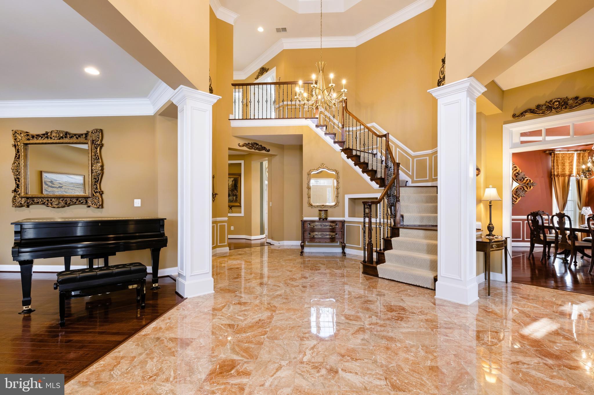 19606 Bellingham Lane Leesburg, VA 20175 - Photo 6 of 73 Marble Floor Foyer