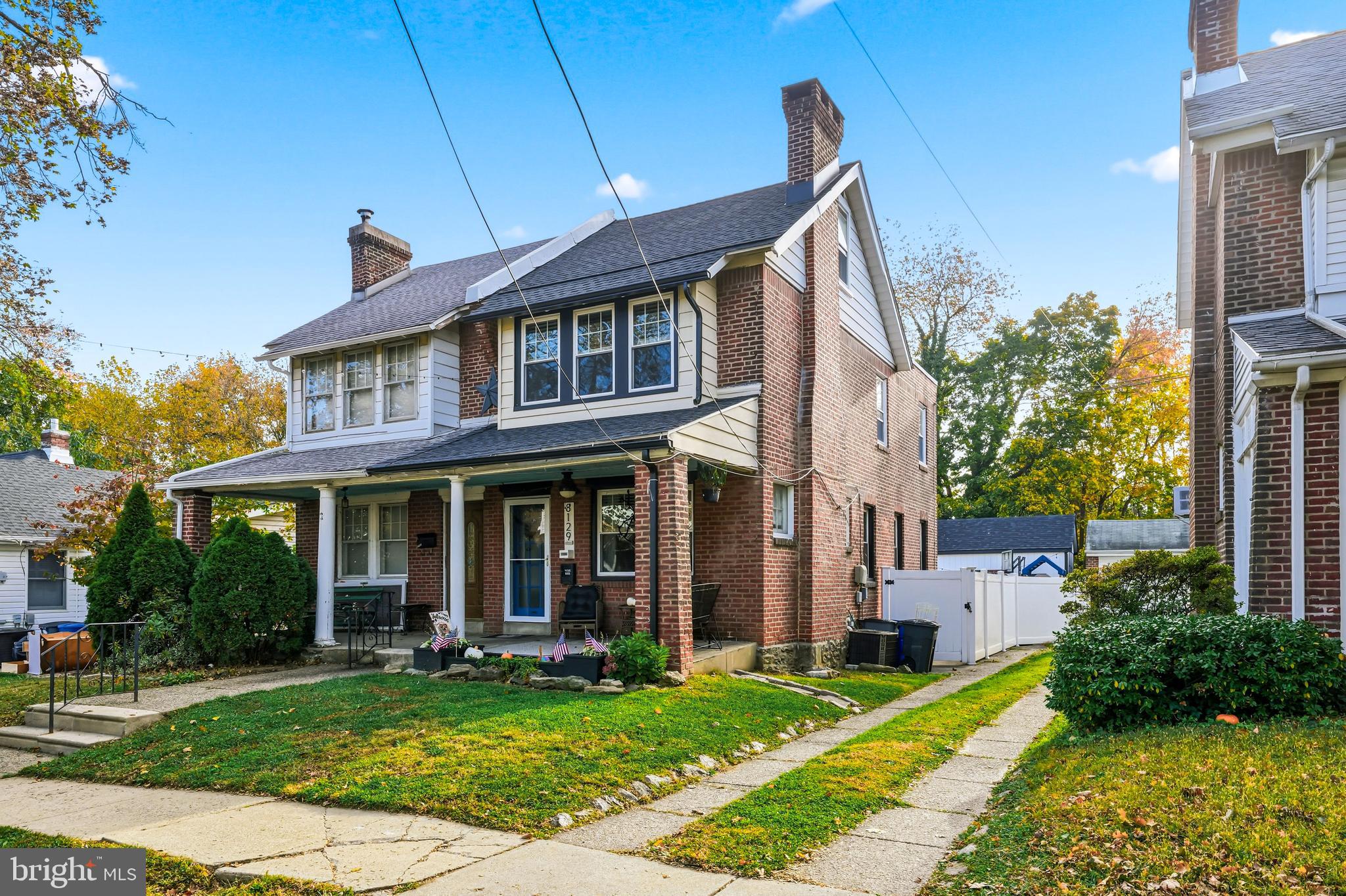8129 Hennig Street Philadelphia, PA 19111 - Photo 2 of 31 a view of a house with a yard and plants