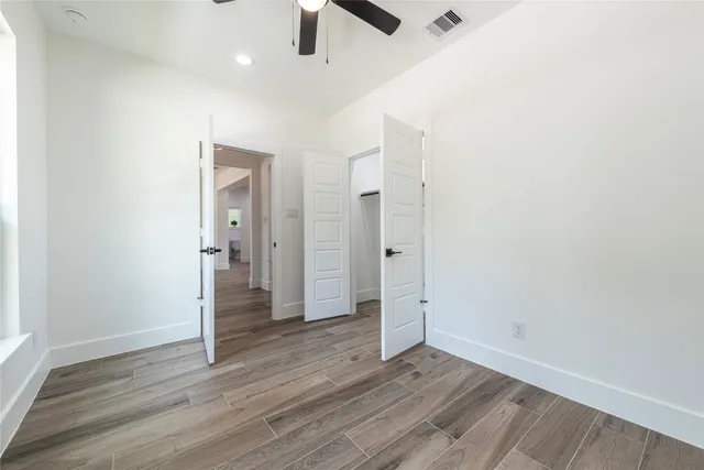 wooden floor in an empty room