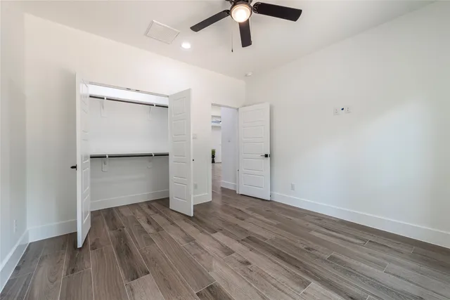 wooden floor in an empty room